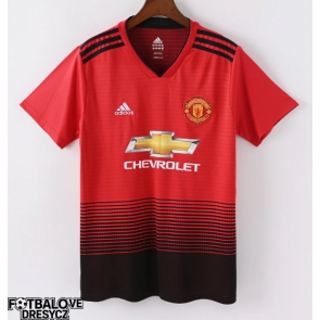 Manchester United 2018-2019 Retro Domácí Dres Krátký Rukáv Manchester United 2018-2019 Retro Domácí Dres Krátký Rukáv